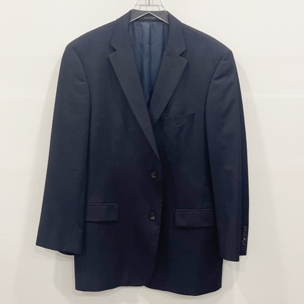 Boss by Hugo Boss Reda Super 100 Navy Sportcoat Blazer Jacket Suiting Wool 44R